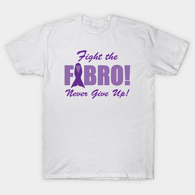 Fight the FIBRO! Version 2 T-Shirt by VirgoArtStudio